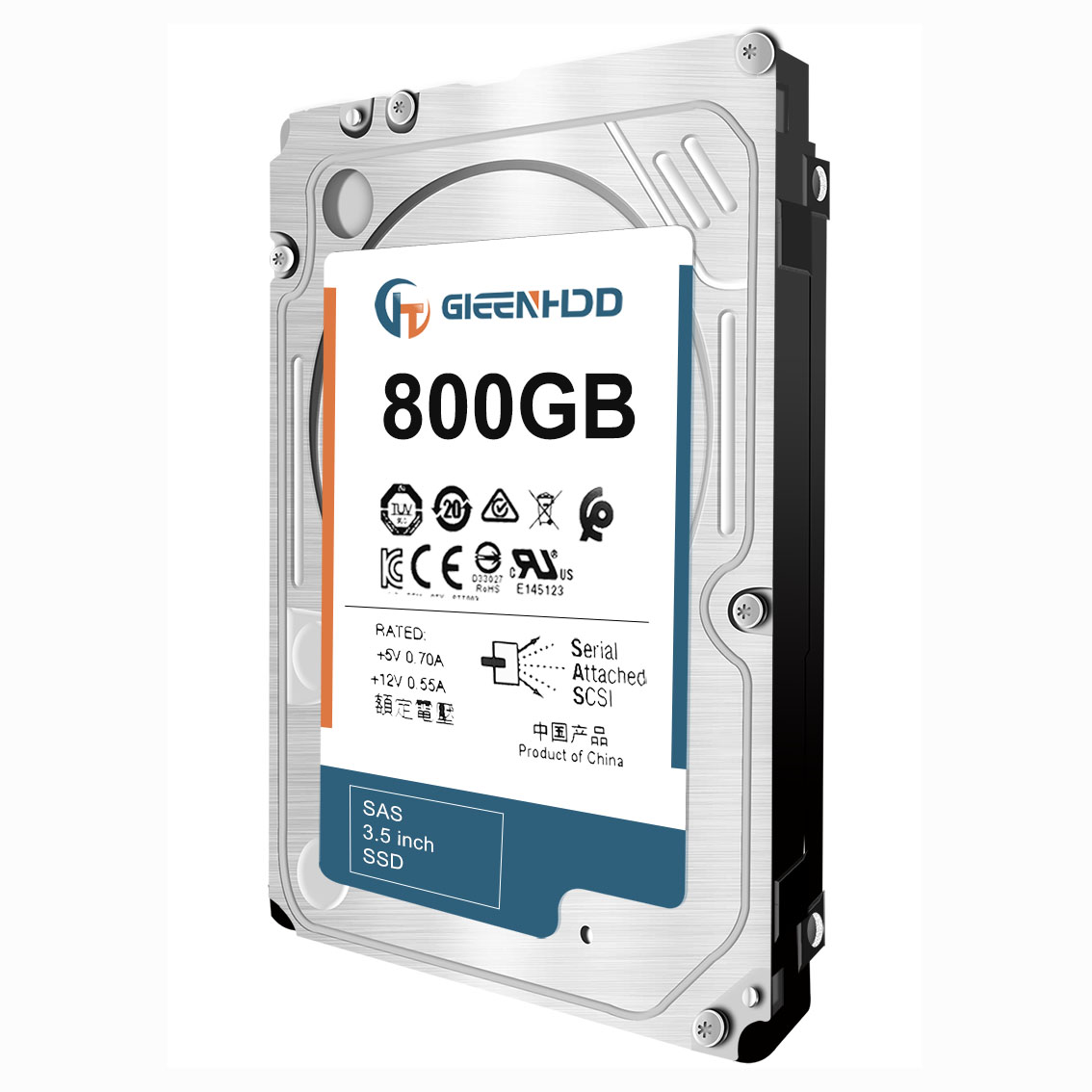 1TB 7.2K RPM 3Gb//s 3.5 SAS HD 400-15147 Dell