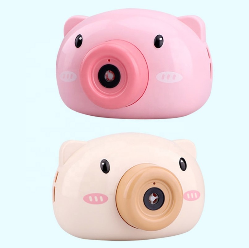 Лидер продаж, музыкальный светильник, свинка, камера, автоматическая машина для мыльных пузырей, электрические пузырьки, игрушки для детей