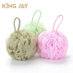 large bath shower sponge pouf loofahs for women with logo