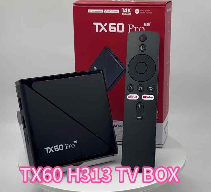 Smart TV Box TX60 PRO - Android 24.0, Quad Core, 4K Resolution