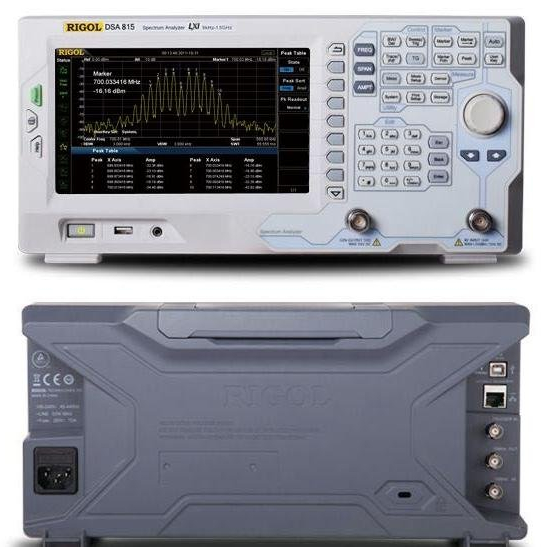 RIGOL Анализатор спектра DSA815 + Генератор слежения 9 kHz 2 1,5 GHz-135dBm EMIR