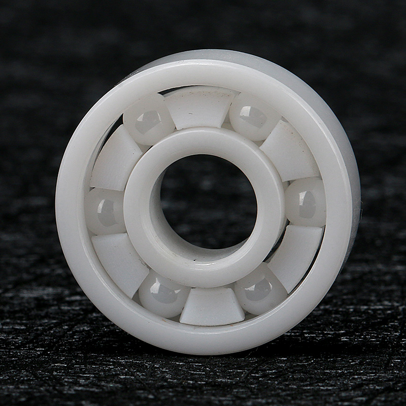 Customized logo ABEC3 P6 grade Aluminum box packaging 8pcs 8*22*7mm size 608zz 608-2rs Skateboard Ball Bearing