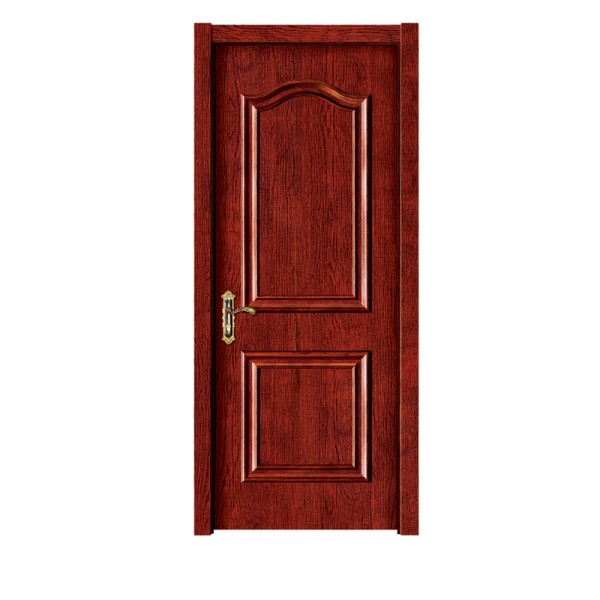 Melamina Porta de madeira Novo Design acolhedor Moderno em madeira de carvalho moldagem Interior Da Porta com fechadura da porta De Balanço de Madeira