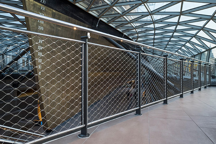 Flexible Stainless Steel 304 316 Wire Rope Mesh Net For Garden Fence