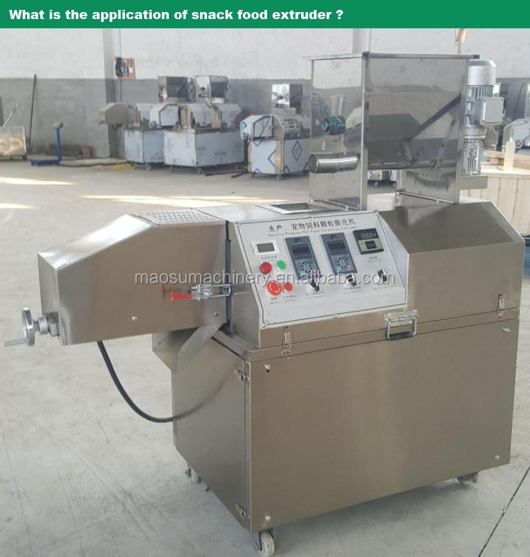 Low price good quality corn snacks food extruder corn puff making machine