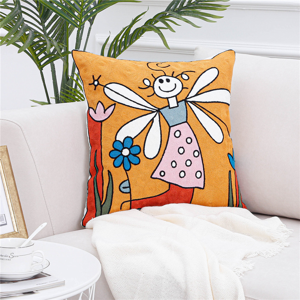 绣花靠垫涵盖具有竞争力的价格的毕加索抽象绘画靠垫扔枕头装饰的情况