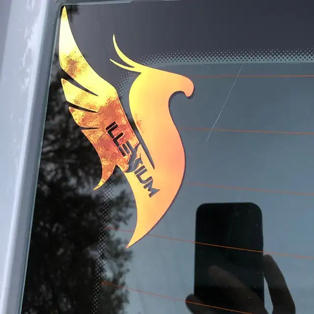 Индивидуальная прочная наклейка на автомобиль из ПВХ с высечкой