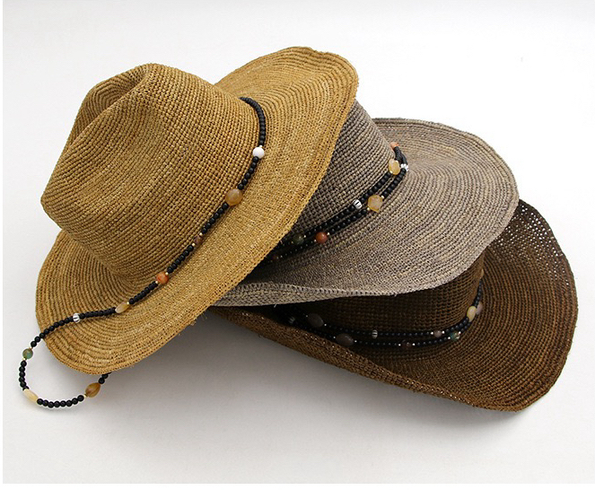 Elegant Brown Wide-Brim Hat with Beaded Detail Elegant Wide-brim Felt Hat With Handwoven Band - Etsy main image 4