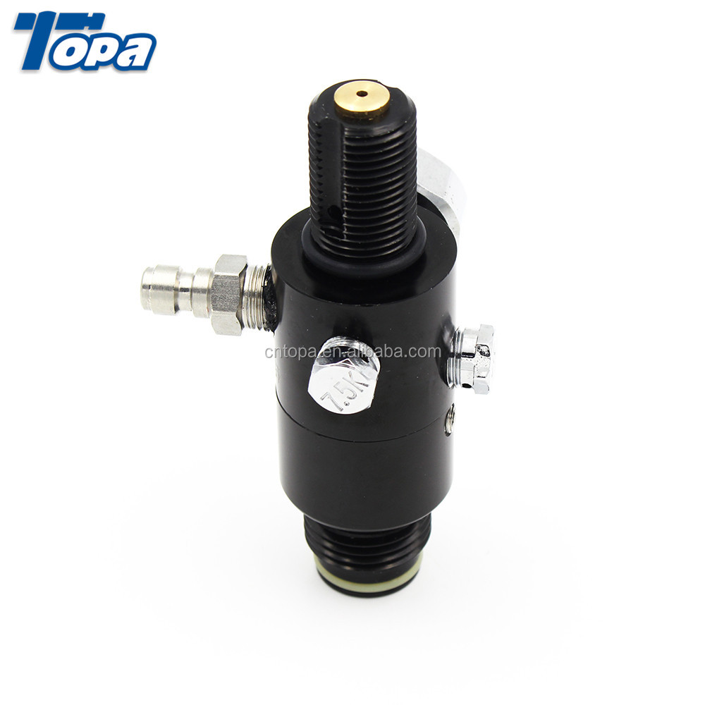 Regolatore di gas mini regolatore di gas CO2 per homebrew con blocco della sfera di gas del barilotto corny Regolatore di gas mini regolatore di gas CO2 per homebrew con blocco della sfera di gas del barilotto corny