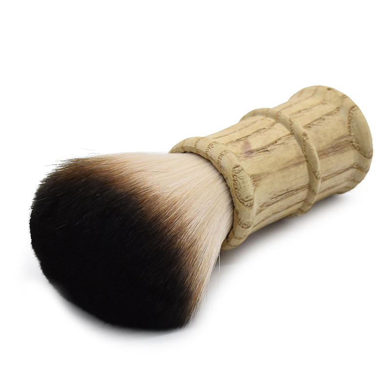 Vintage Neck Brush Barber Dust Hair Cleaning Brush Wood Handle Hair Styling Tools Hairdressing Accessories Neck Brush