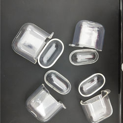 Atacado Anti-Queda Suave Limpar Tpu Branco Carregamento Da Tampa Do Caso de Silicone Para Airpod 1 2 3 Logotipo Personalizado Padrão
