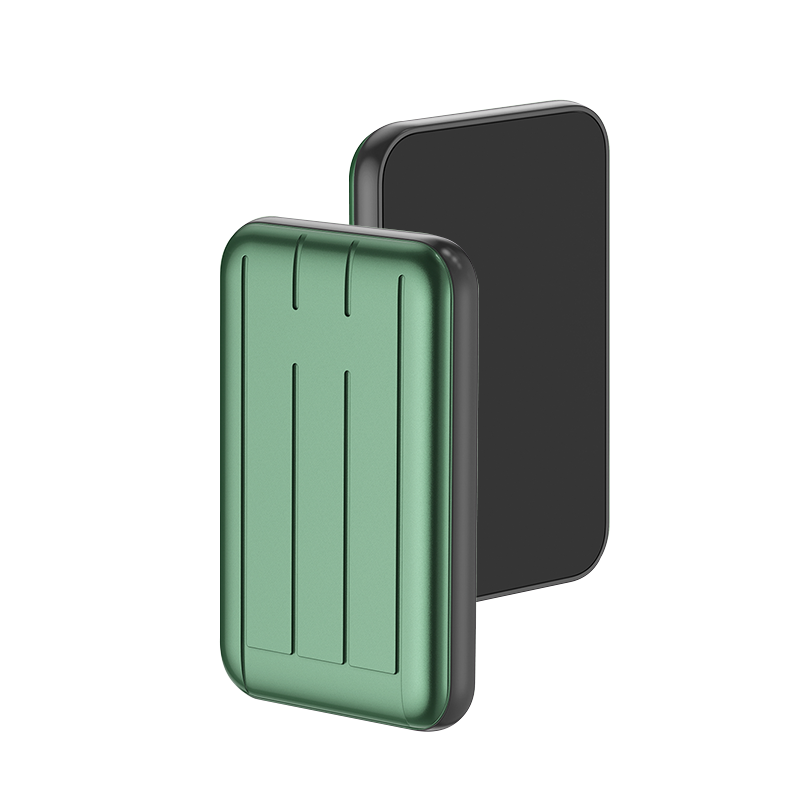 9v and 12 volt ultra slim card shape PD qi fast charge power bank suction magnetic wireless power bank 18w