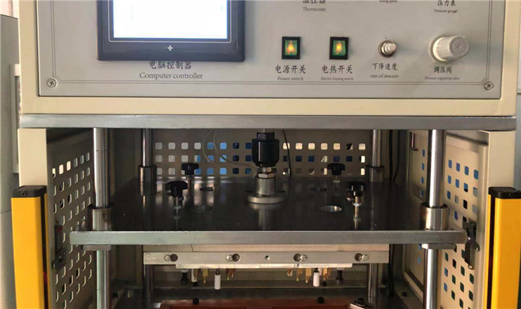 Automatic Sliding Tray Ultrasonic Thermal Press Brass Inserts Plastics Heat Staking Metal Inserting Machine