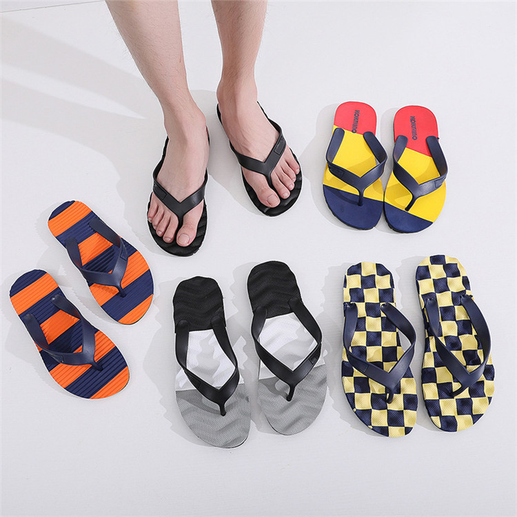 Men Sandals Summer Slippers Outddoor Casual Flat Shoes Mens Flip Flops Wholesale