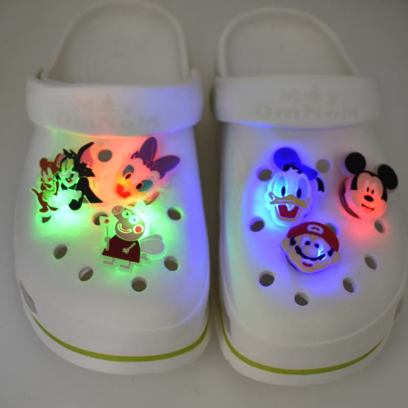 light up croc charms