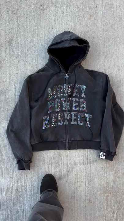 Cotton Loose Retro Thicken Hoodie main image 1