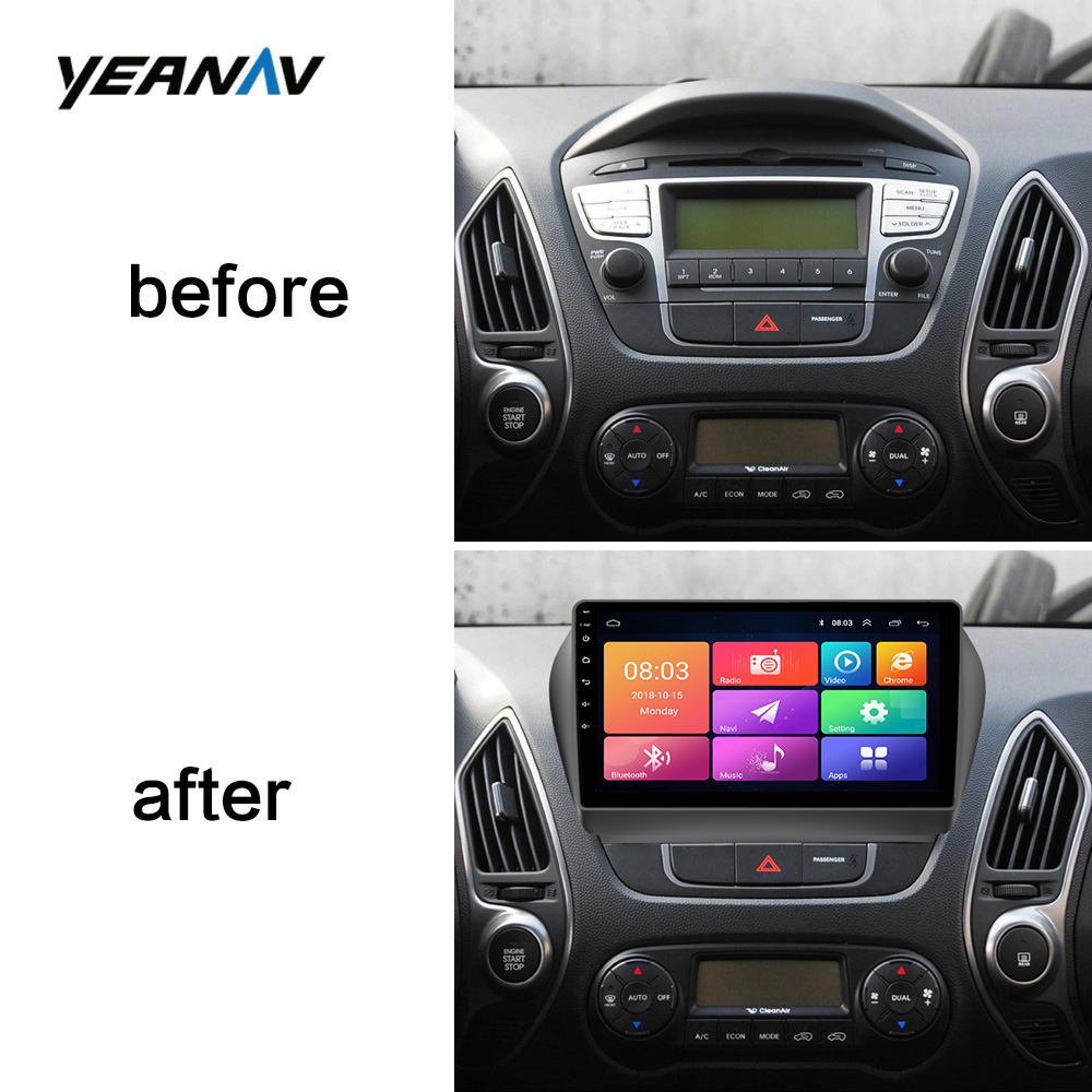 9 Inch IPS Screen Auto Radio For Hyundai IX35 GPS Navi Audio Video Player Multimedia Wifi Car Radio Video