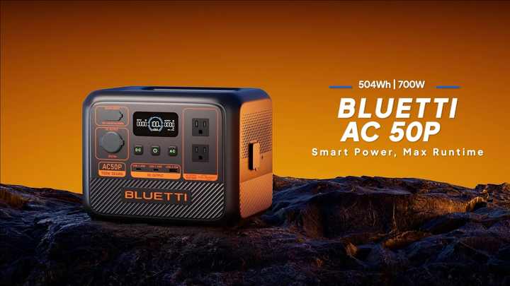 Bluetti EB3A+PV120 Portable Power Station Monocrystalline Solar Panel  System 500wh for Camping Solar Powered Products