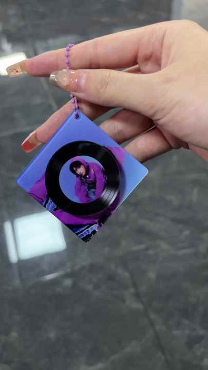 ミニアルバムレコードペンダントNFCセンサーアクリル