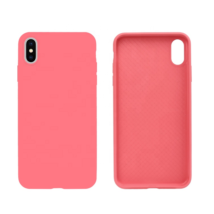 High Quality Thin Slim Liquid Silicone Rubber Mobilephone Phone Case with Logo for Apple iPhone XS Max XR X 8 Plus 7 6s 11 Pro 5