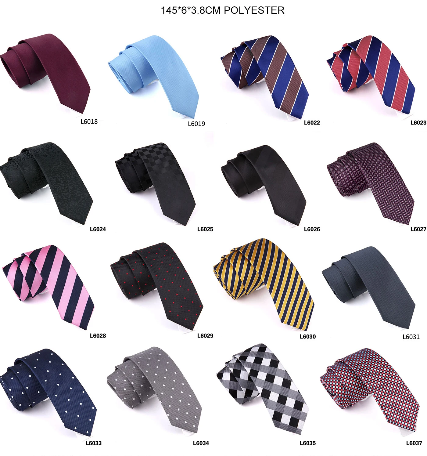 Custom High Quality Personalized Italian Silk Polyester Necktie Fabric Corbatas Woven Neck Ties Mens Tie