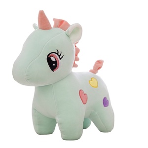 green unicorn stuffed animal