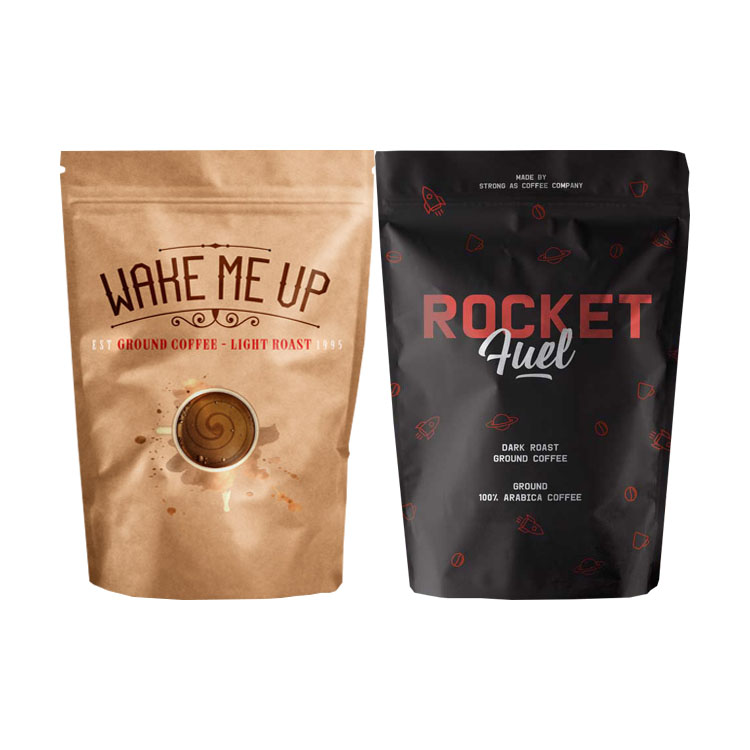 Recyclable Snack Chocolate Bar Snack Plastic Resealable Zipper Bag With Stand Up Pouch, gallon storage bags