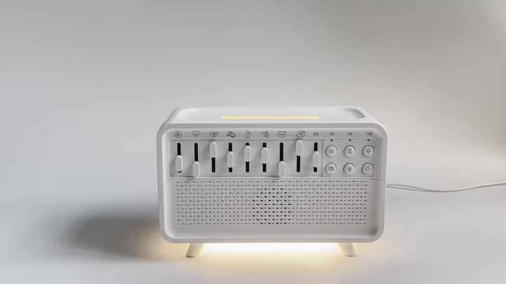 3-in-1 White Noise Machine With Humidifier & Night Light – 8 Soothing Sounds, USB Powered - View #4
