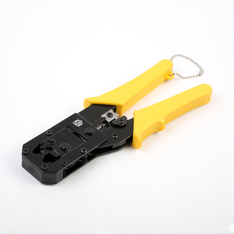 Yellow Black 2 In 1 Network Crimping Tool Stainless Steel