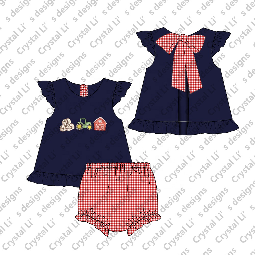 2121, новое, стильное, детское одежды коров вышивка фермы дизайн для детей, одежда для подростков, детская одежда для мальчиков