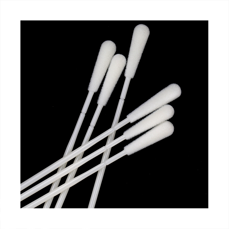 Пробоотборная носоглоточная Стерильная транспортировка Средний тампон коллекция образцов флокированные носовые тампоны