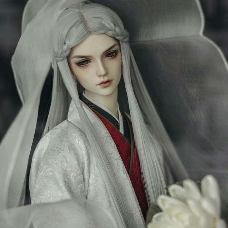 Заводская поставка кукол со светлыми блонд Короткие вьющиеся парики