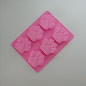 Großhandel 3D Rosa Hund Fuß Und Knochen Silikon Backformen Kuchen Plätzchen Soap Schokoladen Form Form Eiswürfel Welpen Druck Kuchenform Von Großhandel 3D Rosa Hund Fuß Und Knochen Silikon Backformen Kuchen Plätzchen Soap Schokoladen Form Form Eiswürfel Welpen Druck Kuchenform Von