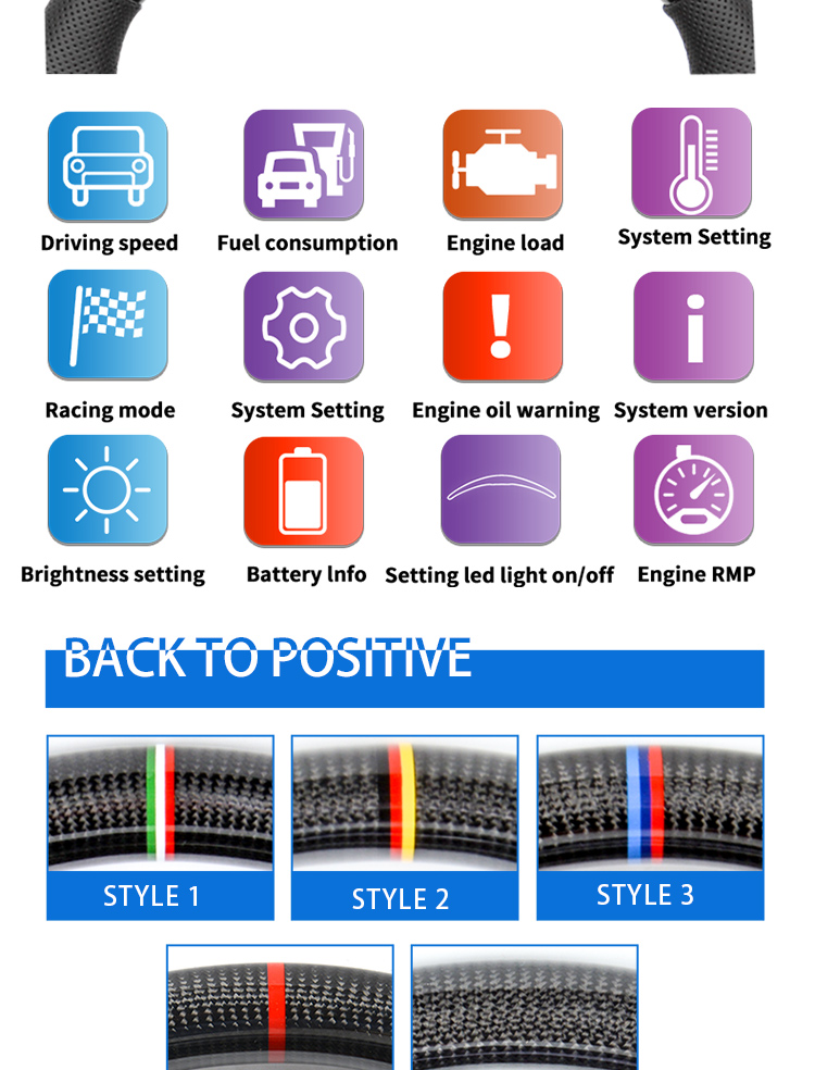 Fit for BMW E89 Z4 Custom Alcanta-r led carbon fiber LED steering wheel racing wheel convertible