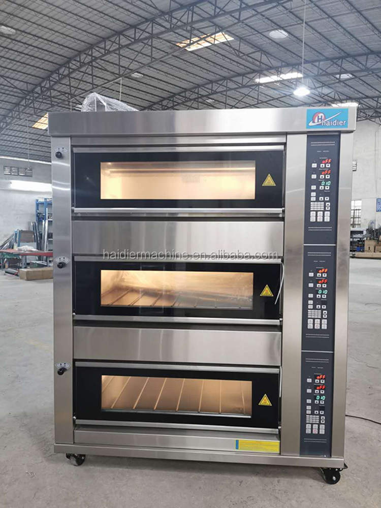 工业烘焙设备中国工厂烘焙烤箱海迪尔电动甲板烤箱