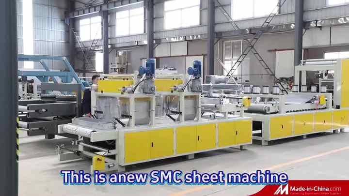 Smc Line PLC Controlled Continuous SMC Sheet Line for Truck Parts Industrial ...