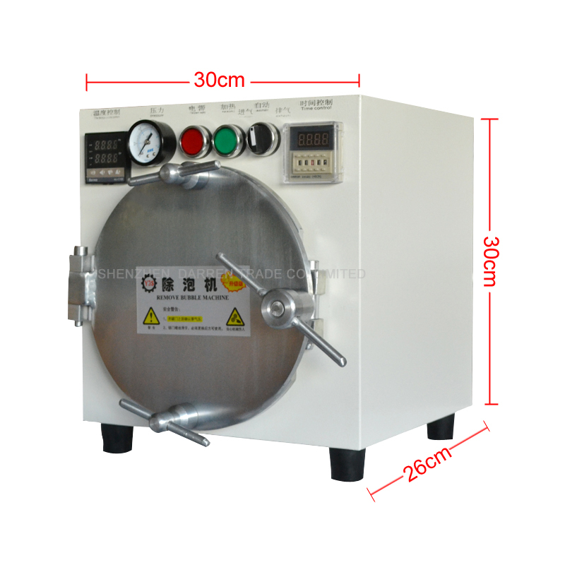 Bolha Autoclave Removedor OCA Adesivo Adesivo de LCD Máquina Remove Bolha de Ar + Compressor de Ar, Vidro Remodelação celular