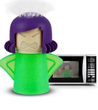 1PC Microwave Cleaner Angry Mama Oven Steam Cleaner Odor Absorber Easily Cleans The Crud in Minutes