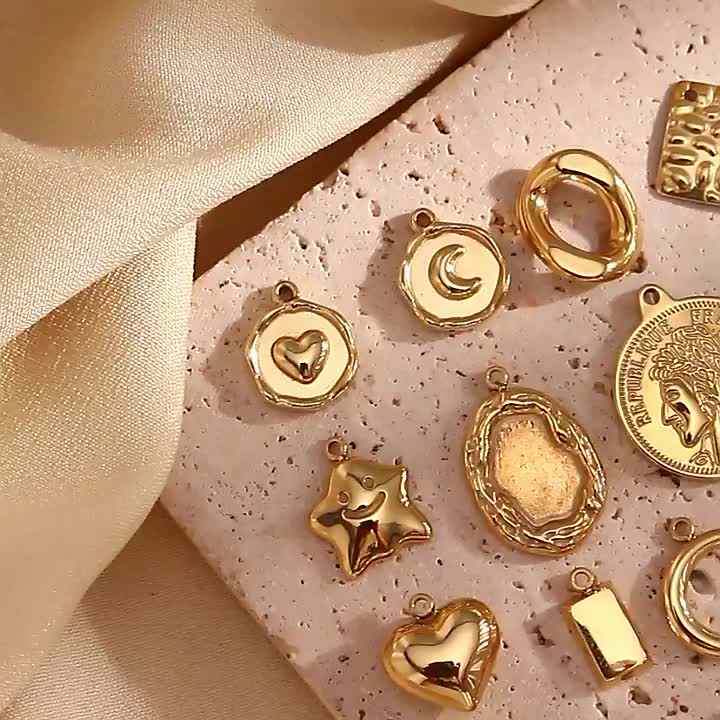 Wholesale Fashion Gold Plated Charms for Jewelry Making