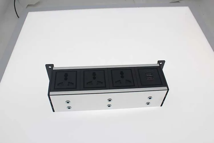 Factory Wholesale Clamp Desk Socket Desk Mounted Socket With USB Port Desk Socket