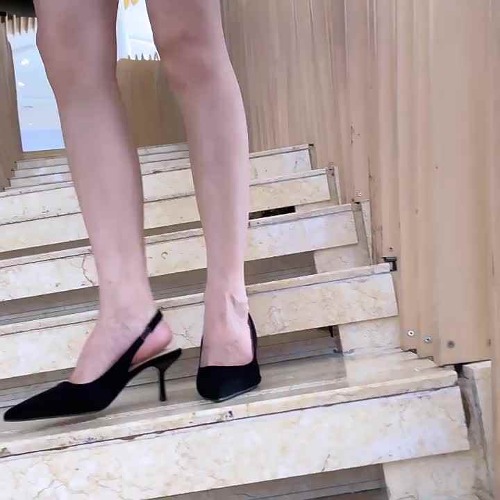 Sh10595a Drop Shipping Ladies High Heel Shoes 6cm Chaussures Femme