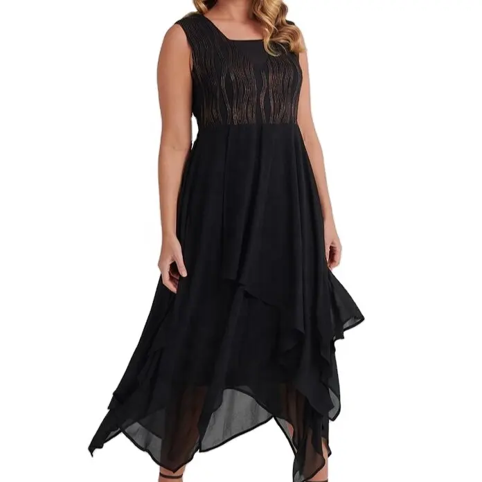 black evening dress size 16