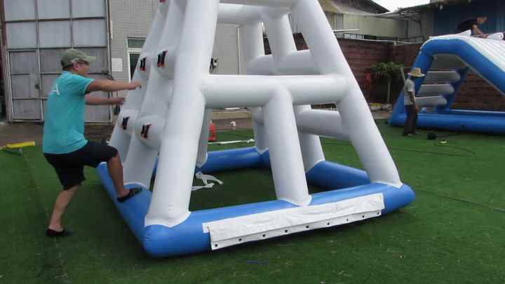 Large Inflatable Pyramid Climbing Commercial Inflatable Water Park Toys ...