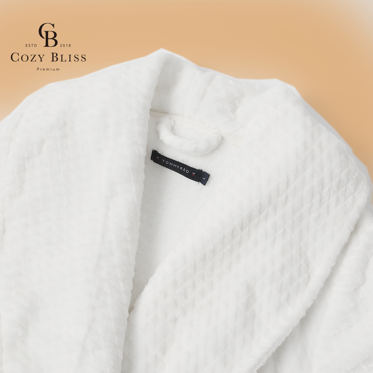 Новое поступление, банный халат Cozy Bliss, банный халат с воротником-шалью, банный халат из кораллового флиса