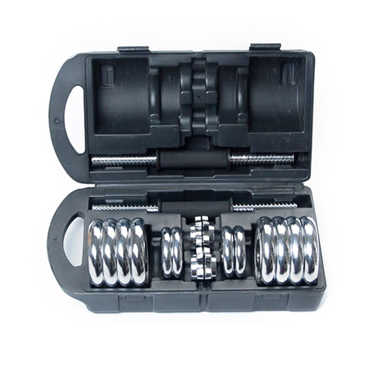 China factory supplied top quality weight iron dumbbell set rubber