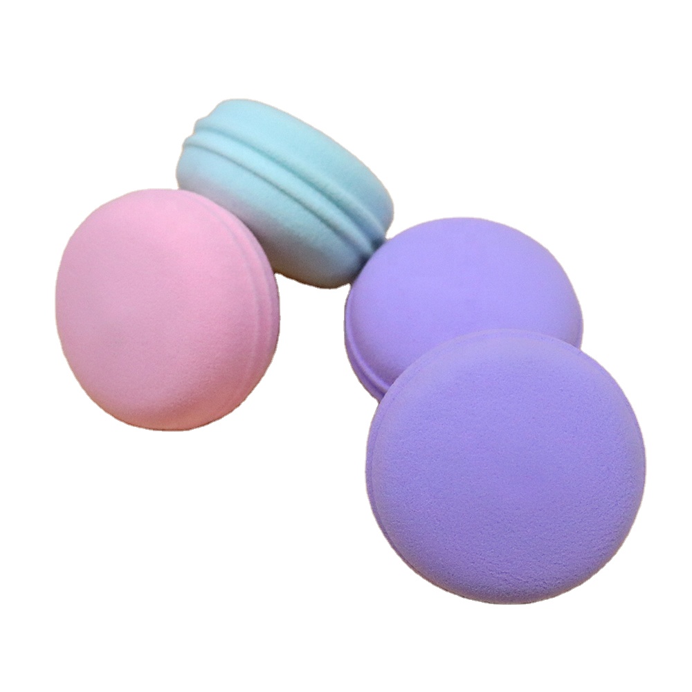 6 шт., набор губки для макияжа в форме макарона, блендер