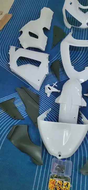 Unpainted White ABS Fairing Kit for Kawasaki ZX6R 2005-2006