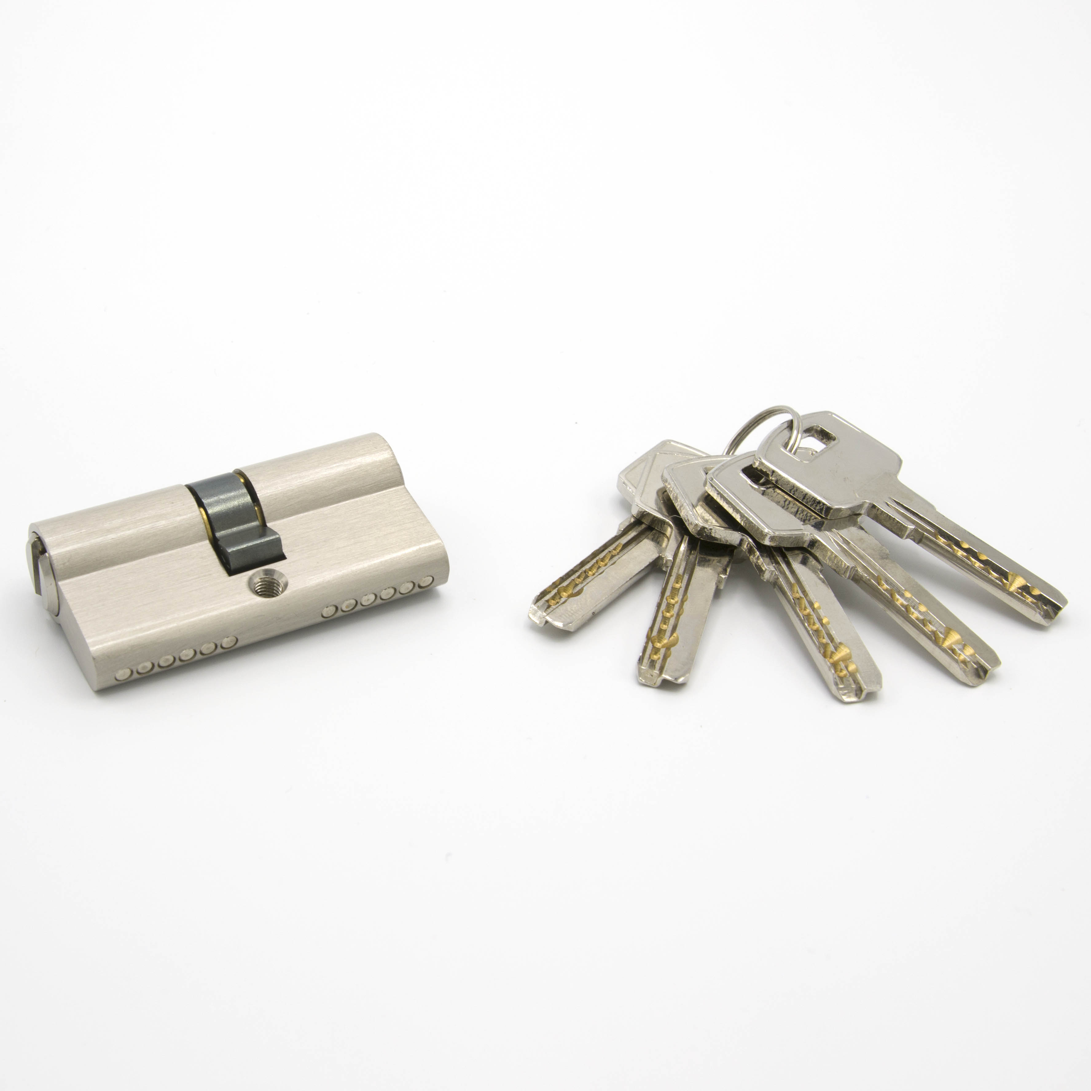 6 pin BSN Euro Profile Key Cylinder Lock with 5pc Computer keys