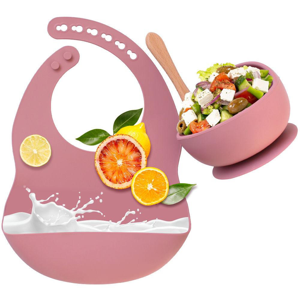 Настраиваемый цветной логотип, продукт для кормления ребенка, мягкие легко очищаемые регулируемые защелки, не содержит Бисфенол А, водонепроницаемый силиконовый детский нагрудник