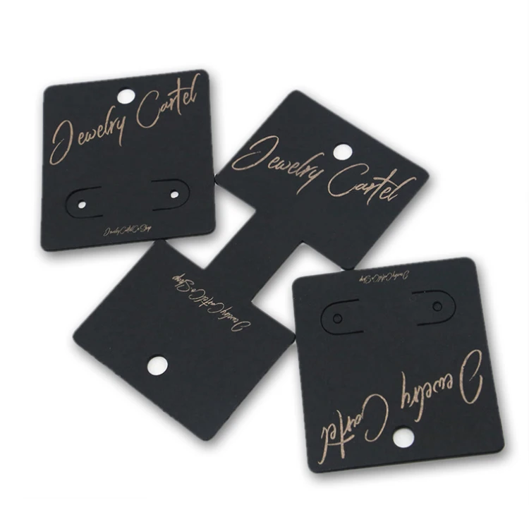 Ожерелье, Висячие ярлыки, изготовление на заказ, напечатанные фирменные логотипы, толстые бумажные витрины, бирки для сережек, ювелирные изделия